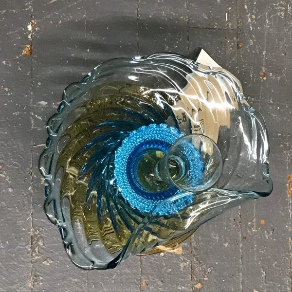 Glass Garden Flower Small Blue Bent Pedal - Image 2